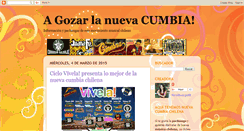 Desktop Screenshot of nuevacumbiachilena.blogspot.com