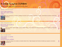 Tablet Screenshot of nuevacumbiachilena.blogspot.com