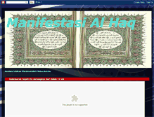 Tablet Screenshot of manifestasialhaq.blogspot.com