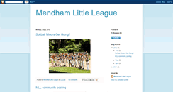 Desktop Screenshot of mendhamlittleleague.blogspot.com