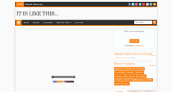 Desktop Screenshot of it-is-like-this.blogspot.com