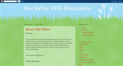 Desktop Screenshot of fkk-1x1.blogspot.com