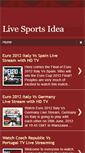 Mobile Screenshot of livesportsidea.blogspot.com
