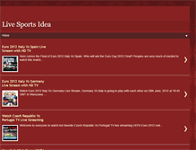 Tablet Screenshot of livesportsidea.blogspot.com