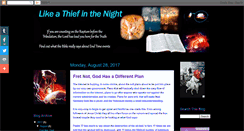 Desktop Screenshot of like-a-thief-in-the-night.blogspot.com