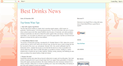 Desktop Screenshot of bestdrinknews.blogspot.com