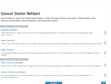 Tablet Screenshot of guncelsiteler.blogspot.com