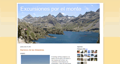 Desktop Screenshot of excursiones-por-el-monte.blogspot.com