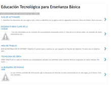 Tablet Screenshot of educaciontecnologicaparabasica.blogspot.com