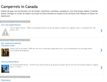 Tablet Screenshot of camperreisincanada.blogspot.com