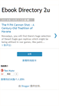Mobile Screenshot of ebookdirectory2u.blogspot.com