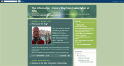 Desktop Screenshot of learnhigherinfolit.blogspot.com