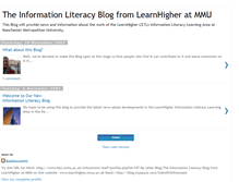 Tablet Screenshot of learnhigherinfolit.blogspot.com