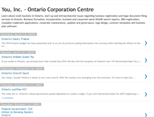 Tablet Screenshot of corpcentreontario.blogspot.com