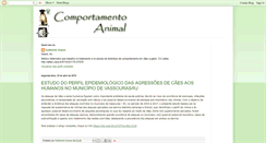 Desktop Screenshot of comportamentoanimal.blogspot.com