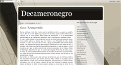 Desktop Screenshot of decameronegro.blogspot.com