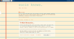 Desktop Screenshot of eucieknows.blogspot.com