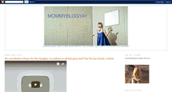 Desktop Screenshot of mommyblogyay.blogspot.com