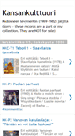Mobile Screenshot of kansankulttuuri.blogspot.com