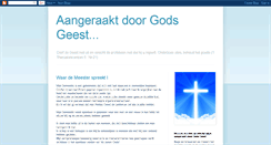 Desktop Screenshot of aangeraaktdoorgodsgeest.blogspot.com