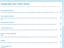 Tablet Screenshot of aangeraaktdoorgodsgeest.blogspot.com