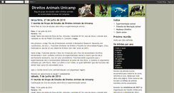 Desktop Screenshot of direitosanimaisunicamp.blogspot.com