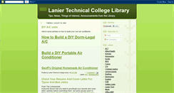 Desktop Screenshot of laniertechcollegelibrary.blogspot.com
