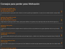 Tablet Screenshot of consejosparaperderpesomotivacion.blogspot.com