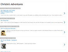 Tablet Screenshot of christiecadventures.blogspot.com