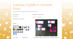 Desktop Screenshot of englishinalcorcon.blogspot.com