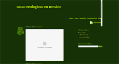 Desktop Screenshot of casasecologicasmx.blogspot.com