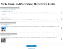 Tablet Screenshot of christinecenter.blogspot.com