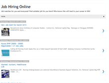 Tablet Screenshot of jobhiringonline.blogspot.com