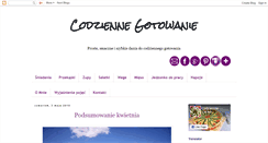 Desktop Screenshot of codzienne-gotowanie.blogspot.com