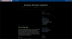 Desktop Screenshot of batman-beyond.blogspot.com