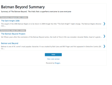 Tablet Screenshot of batman-beyond.blogspot.com