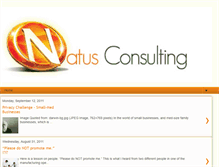 Tablet Screenshot of natusconsulting.blogspot.com