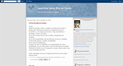 Desktop Screenshot of capelinhasantaritadecassia.blogspot.com