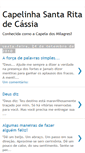 Mobile Screenshot of capelinhasantaritadecassia.blogspot.com
