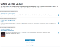 Tablet Screenshot of oxfordscienceupdate.blogspot.com