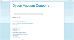 Desktop Screenshot of dysonvacuumcouponscode.blogspot.com