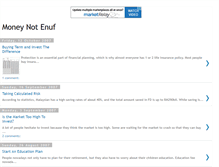 Tablet Screenshot of moneynotenuf.blogspot.com