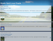 Tablet Screenshot of mysticspiritloveoracle.blogspot.com
