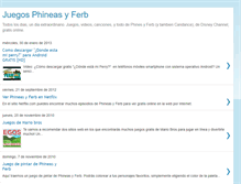 Tablet Screenshot of juegosphineasyferb.blogspot.com