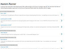 Tablet Screenshot of mastersrunner.blogspot.com