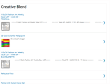 Tablet Screenshot of creativeblend.blogspot.com