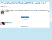 Tablet Screenshot of ambulancehistory.blogspot.com