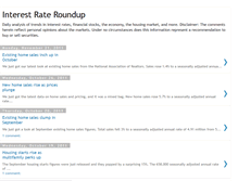 Tablet Screenshot of interestrateroundup.blogspot.com