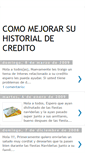 Mobile Screenshot of comomejorartuhistorialdecredito.blogspot.com