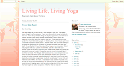 Desktop Screenshot of livinglifelivingyoga.blogspot.com